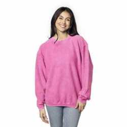 chicka-d 443CK Ladies Corded Crew Sweatshirt