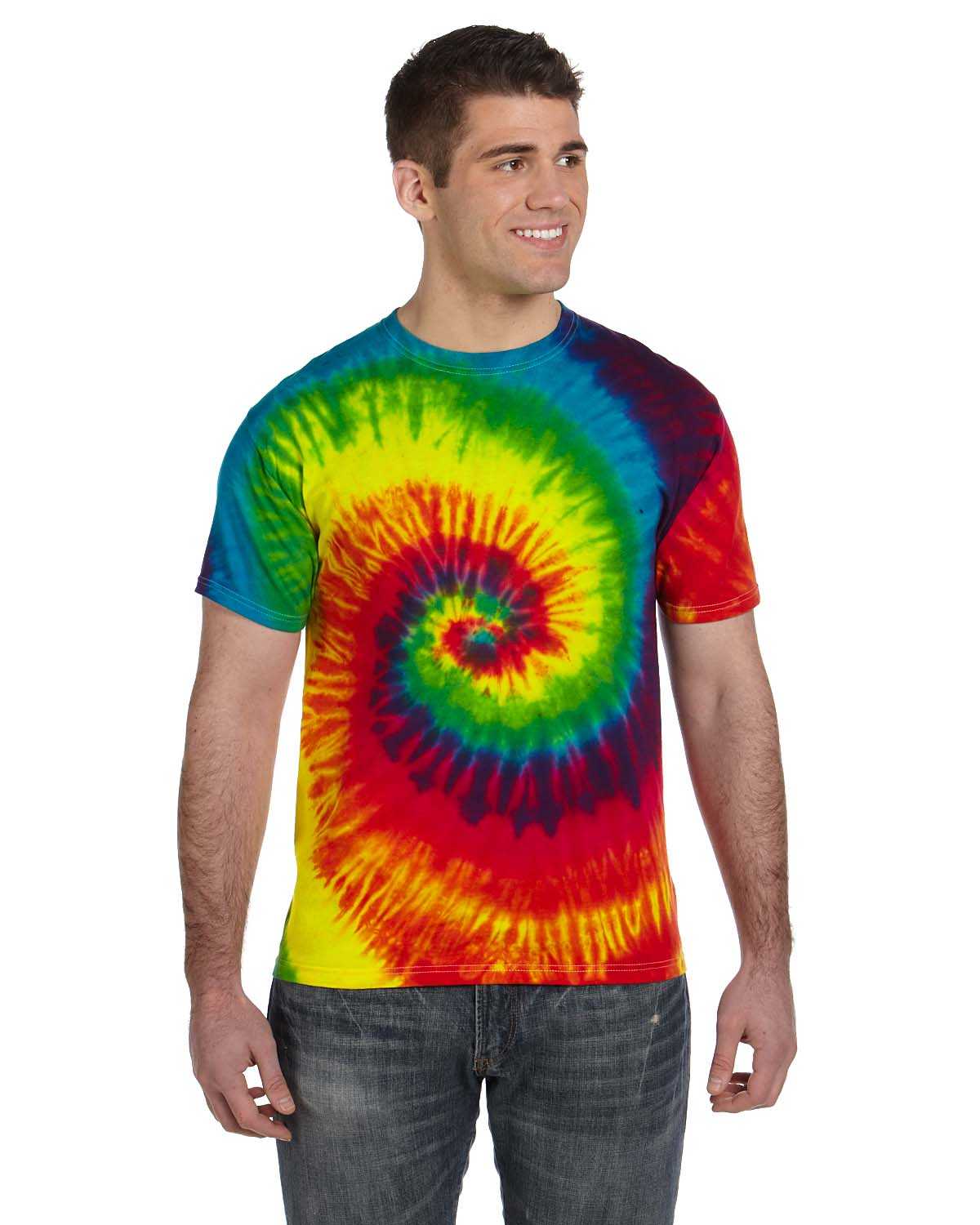 Download Tie-Dye CD100 Adult 5.4 oz., 100% Cotton Tie-Dyed T-Shirt ...