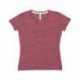 LAT 3591 Ladies V-Neck Harborside Melange Jersey T-Shirt