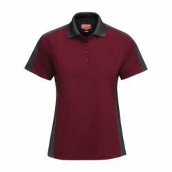 Red Kap SK53 Women's Short Sleeve Performance Knit Two-Tone Polo