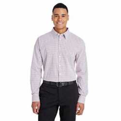 Devon & Jones DG540 CrownLux Performance Men's Micro Windowpane Woven Shirt