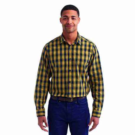 Artisan Collection by Reprime RP250 Men's Mulligan Check Long-Sleeve Cotton Shirt