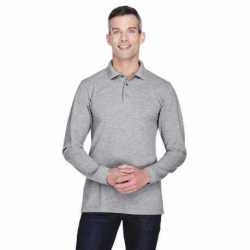 Harriton M265L Men's Easy Blend Long-Sleeve Polo