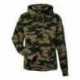 J America 8879 Gaiter Fleece Hooded Sweatshirt