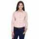 Harriton M500W Ladies Easy Blend Long-Sleeve Twill Shirt with Stain-Release