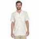 Harriton M560 Men's Barbados Textured Camp Shirt