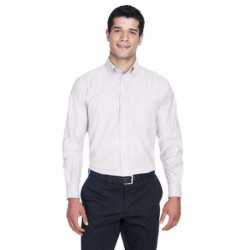 Harriton M600 Men's Long-Sleeve Oxford with Stain-Release