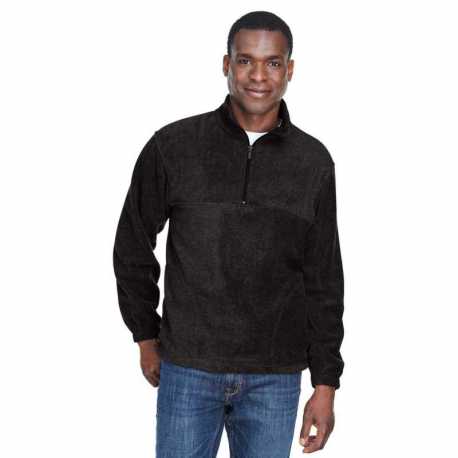 Harriton M980 Adult Quarter-Zip Fleece Pullover