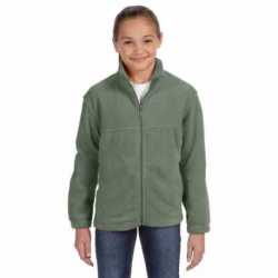 Harriton M990Y Youth Full-Zip Fleece