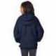 Hanes P480 Youth EcoSmart Full-Zip Hooded Sweatshirt