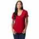 Hanes S04V Ladies Perfect-T V-Neck T-Shirt