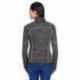 North End 78697 Ladies Flux Melange Bonded Fleece Jacket