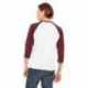 Bella + Canvas 3200 Unisex Three-Quarter Sleeve Baseball T-Shirt