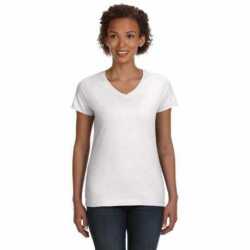 LAT 3507 Ladies V-Neck Fine Jersey T-Shirt