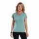 LAT 3507 Ladies V-Neck Fine Jersey T-Shirt