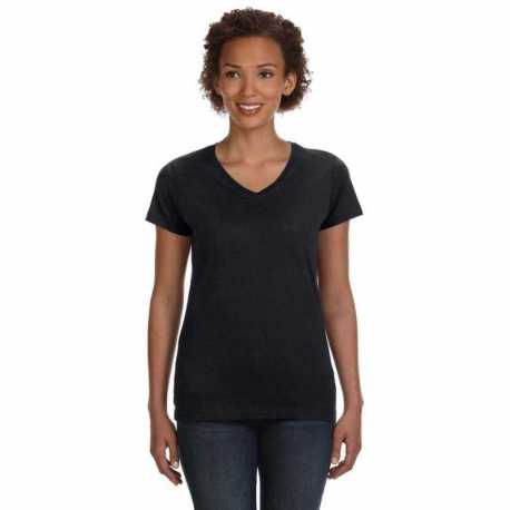 LAT 3507 Ladies V-Neck Fine Jersey T-Shirt