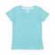 LAT 3591 Ladies V-Neck Harborside Melange Jersey T-Shirt