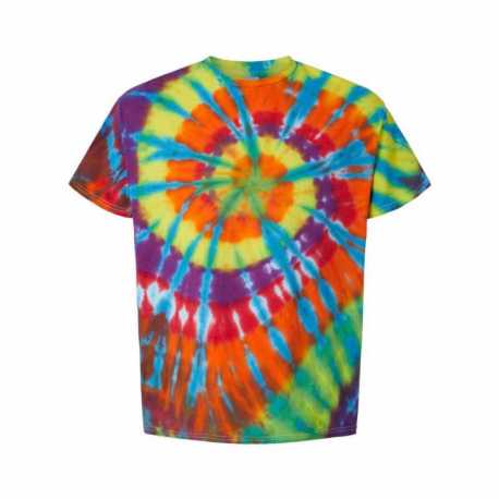 Dyenomite 200TD Rainbow Cut-Spiral Tie-Dyed T-Shirt