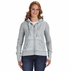 J America JA8913 Ladies Zen Full-Zip Fleece Hooded Sweatshirt