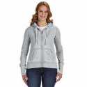 J America JA8913 Ladies Zen Full-Zip Fleece Hooded Sweatshirt