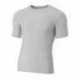 A4 N3130 Adult Polyester Spandex Short Sleeve Compression T-Shirt