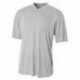 A4 N3143 Adult Tek Henley Jersey