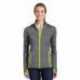 Sport-Tek LST853 Ladies Sport-Wick Stretch Contrast Full-Zip Jacket