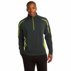 Sport-Tek ST851 Sport-Wick Stretch 1/2-Zip Colorblock Pullover