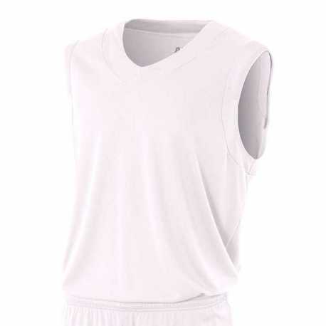 A4 NB2340 Youth Moisture Management V Neck Muscle Shirt