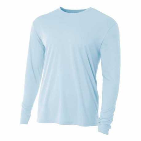 A4 NB3165 Youth Long Sleeve Cooling Performance Crew Shirt