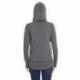 J America JA8431 Ladies Omega Stretch Snap-Placket Hooded Sweatshirt