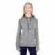 J America JA8616 Ladies Cosmic Contrast Fleece Hooded Sweatshirt