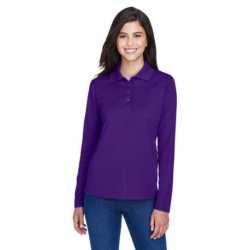 Core365 78192 Ladies Pinnacle Performance Long-Sleeve Pique Polo