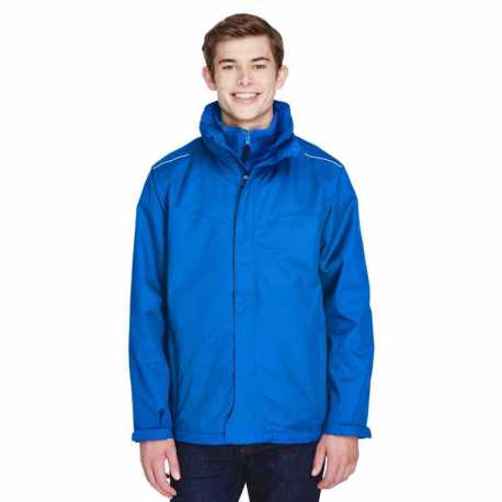 Core365 88205 Men's Region 3-in-1 Jacket with Fleece Liner