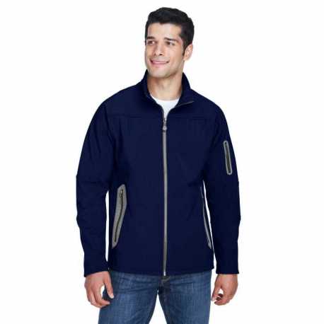 North End 88138 Men's Three-Layer Fleece Bonded Soft Shell Technical Jacket