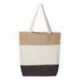 Q-Tees Q125900 11L Tri-Color Tote