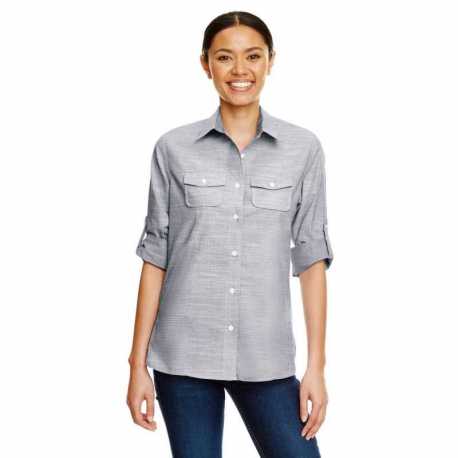 Burnside B5247 Ladies Texture Woven Shirt