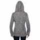 J America JA8616 Ladies Cosmic Contrast Fleece Hooded Sweatshirt