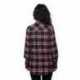 Burnside B5210 Ladies Plaid Boyfriend Flannel Shirt