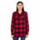 Burnside B5210 Ladies Plaid Boyfriend Flannel Shirt