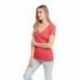 Next Level Apparel 6640 Ladies CVC Deep V-Neck T-Shirt