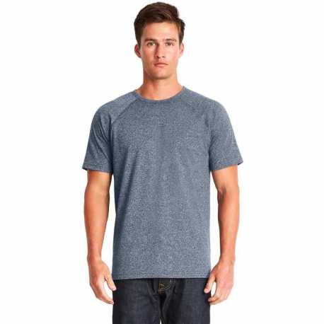 Next Level Apparel 2050 Men's Mock Twist Short-Sleeve Raglan T-Shirt