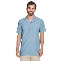 Harriton M560 Men's Barbados Textured Camp Shirt