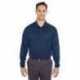 UltraClub 8210LS Adult Cool & Dry Long-Sleeve Mesh Pique Polo
