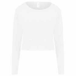 Just Hoods By AWDis JHA035 Ladies Cropped Pullover Sweatshirt