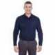 UltraClub 8542 Adult Long-Sleeve Whisper Pique Polo