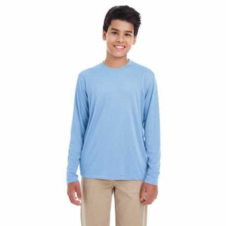 UltraClub 8622Y Youth Cool & Dry Performance Long-Sleeve Top