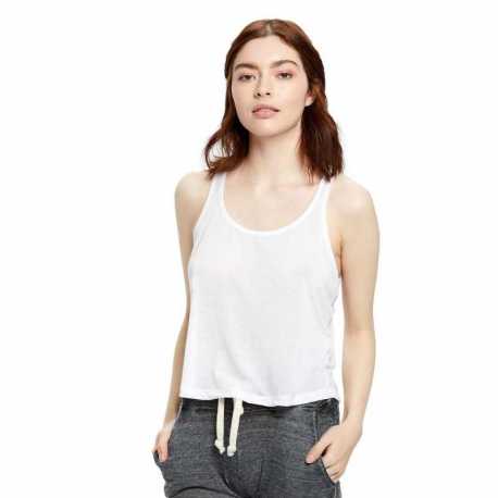 US Blanks US510 Ladies Sheer Cropped Racer Tank