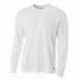 A4 N3253 Men's Birds-Eye Mesh Long Sleeve T-Shirt