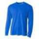 A4 N3253 Men's Birds-Eye Mesh Long Sleeve T-Shirt